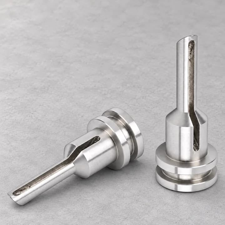 Shouldered Spindles on a textured concrete background
