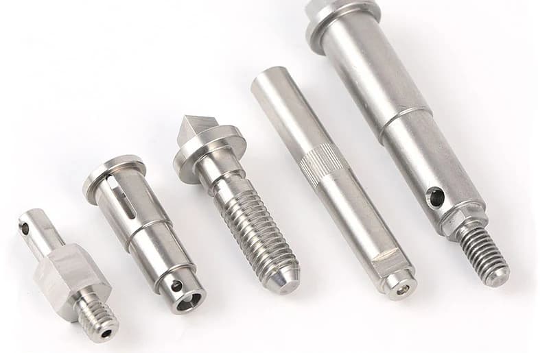 Stepped Shaft and Threaded Components