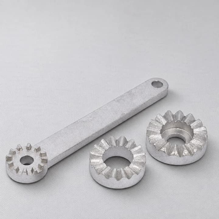 Serrated Adjustment Components shown in the supplied casting product photograph