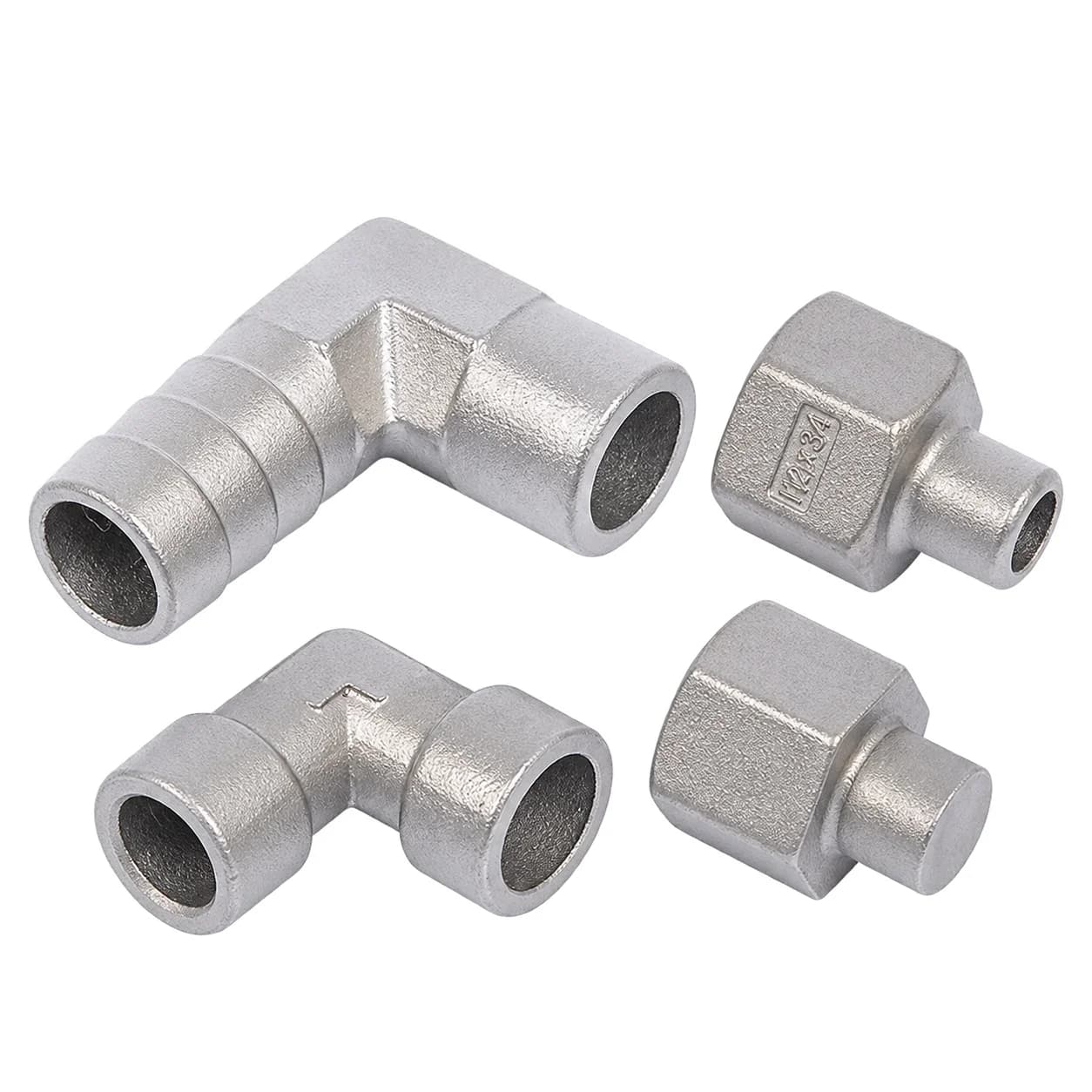 Elbow connectors and hexagonal adapters