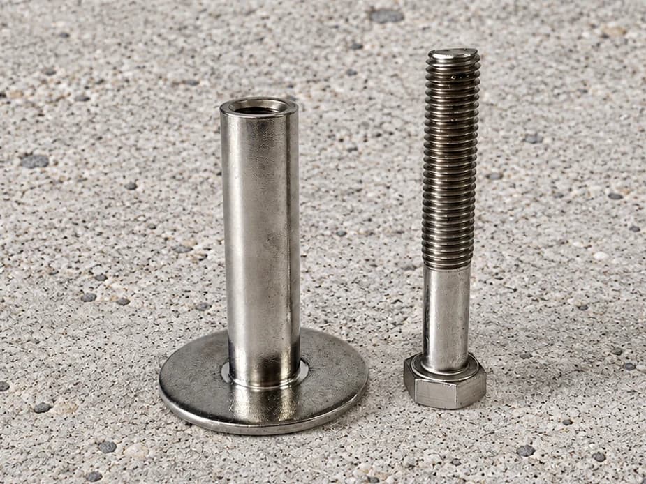 Round Plate Lifting Sockets: thread and body detail