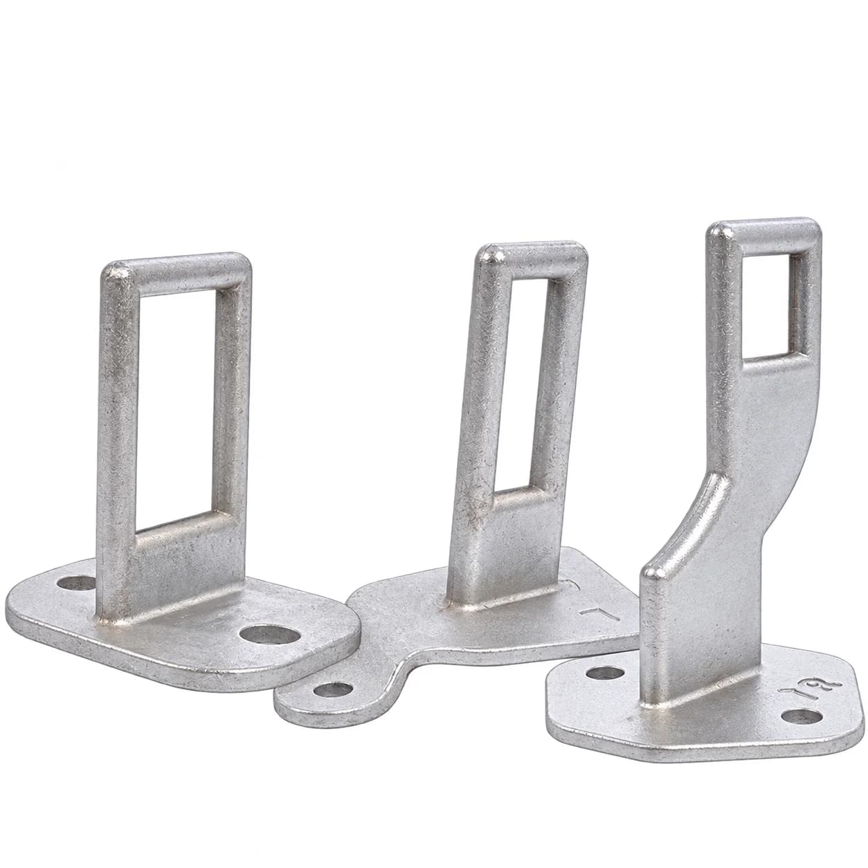 Upright mounting brackets with rectangular openings